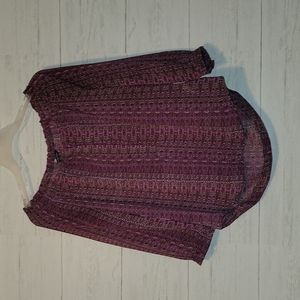 American Eagle | Boho Half Button Top | XS